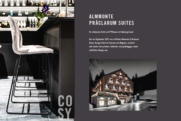 Logo Design, Almmonte Suites & Restaurants